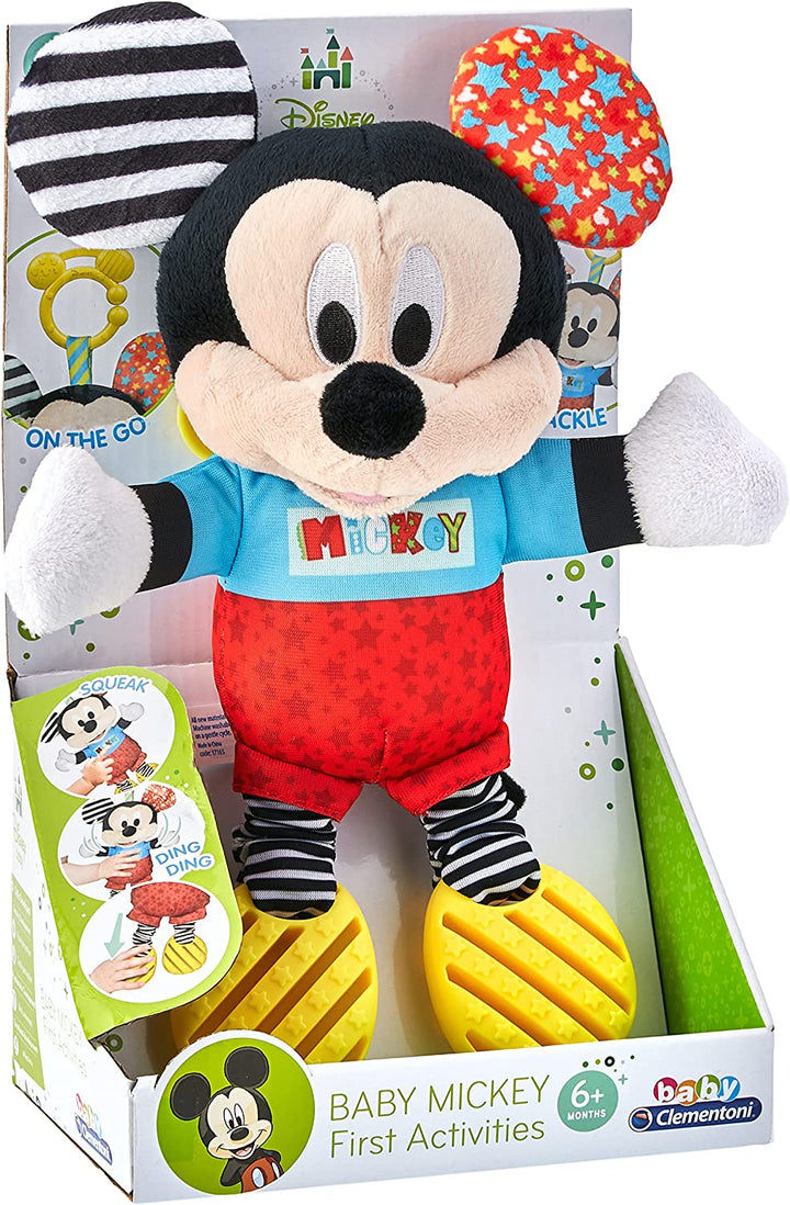 Clementoni 17165 Disney Baby-Mickey First Activities Plüsch