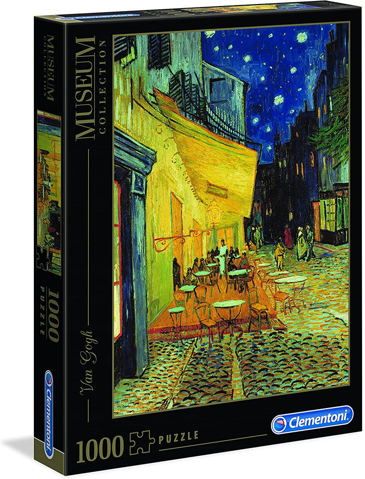 Clementoni &quot;Van Gogh Terras bij Nacht&quot; Puzzel (1000-delig, veelkleurig)