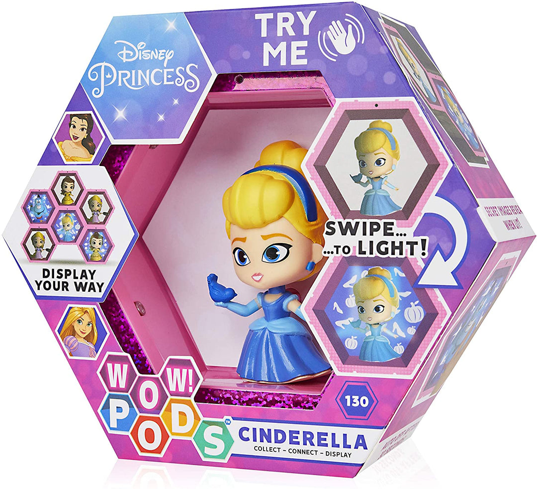 WOW! PODS Cinderella | Official Disney Princess Light-Up Bobble-Head Collectable