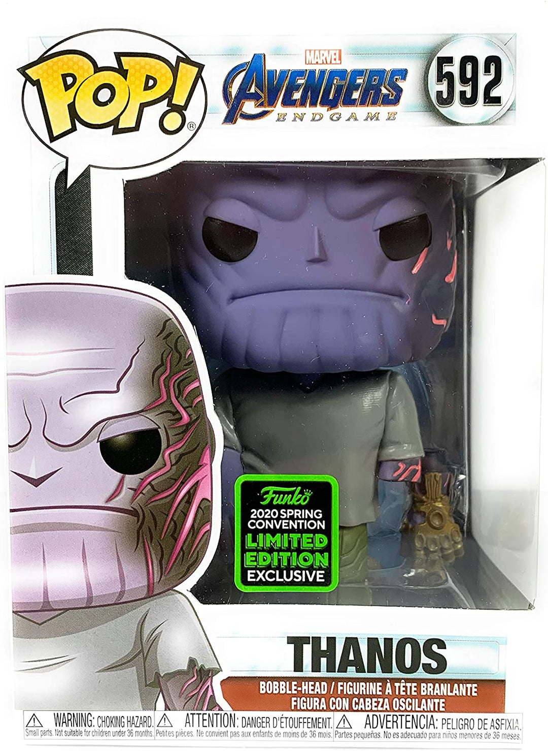 Marvel Avengers Endgame Thanos Esclusivo Funko 45990 Pop! Vinile #592