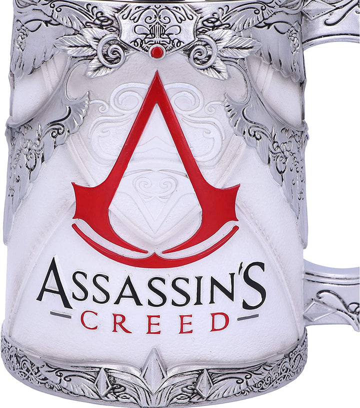 Nemesis Now B5296S0 Offiziell lizenzierter Assassins Creed White Game Krug, Resi