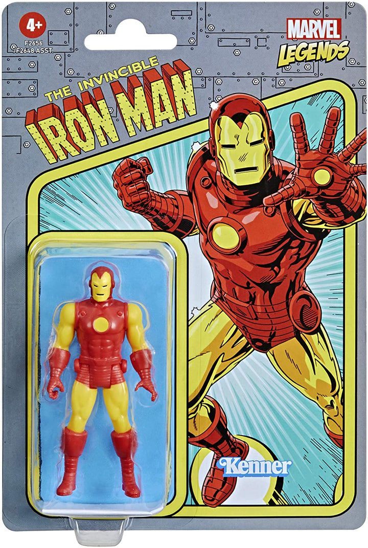 Hasbro Marvel Legends 3,75-Zoll-Maßstab Retro 375 Collection Iron Man Actionfigur Spielzeug F2656