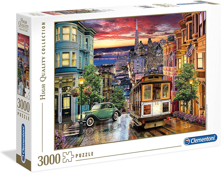 Clementoni - 33547 - Collection Jigsaw Puzzle for Children and Adults - Francisco-3000 Pieces