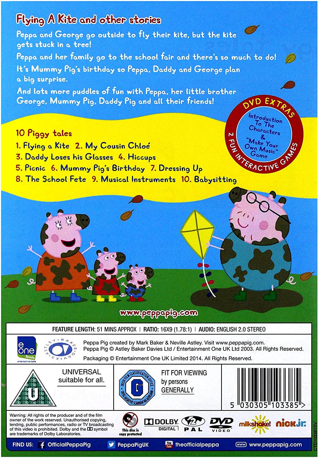 Peppa Pig: Flying a Kite and Other Stories [Volume 2]