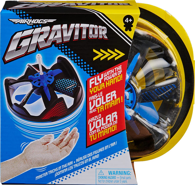 Air Hogs Gravitor with Trick Stick, USB Rechargeable Flying Toys, Drones for Kids aged 4 and up