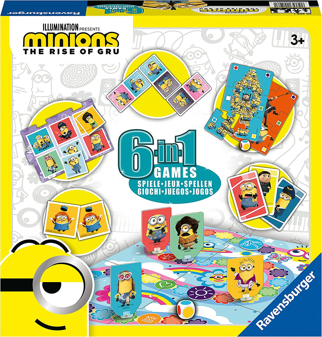 Ravensburger 20598 Minions 2 6-in-1-Spiele