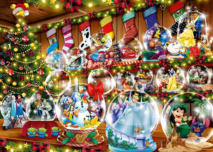 Ravensburger 16772 Disney Weihnachts-Schneekugel-Paradies 1000-tlg