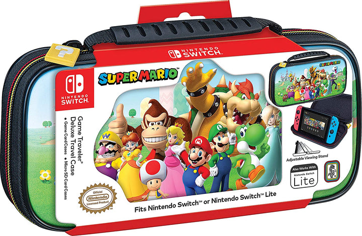 Inconnu Noname Offizielle Mario &amp; Friends Reisetasche für Nintendo Switch, Schwarz
