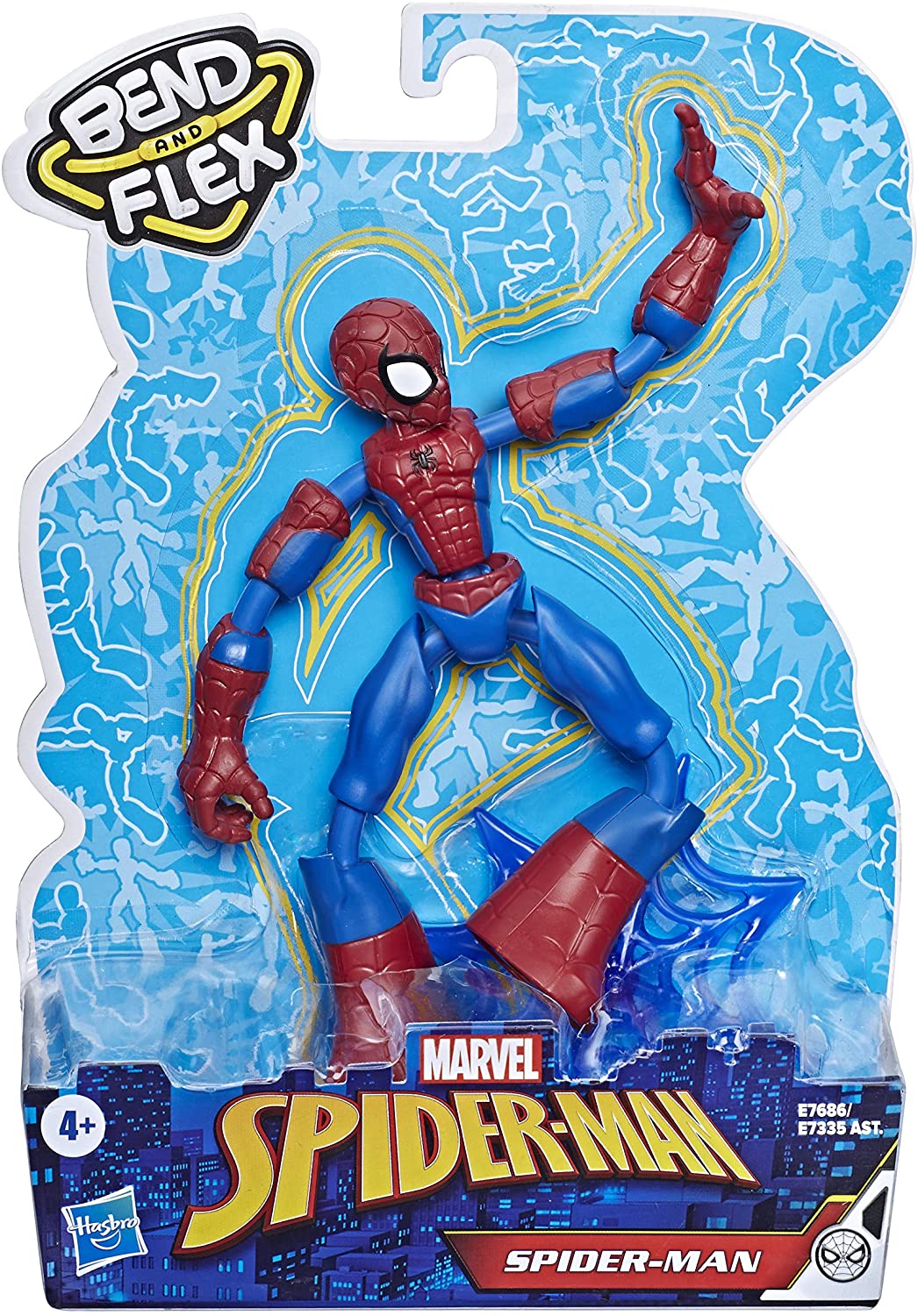 Figurine articulée Marvel Spider-Man Bend et Flex