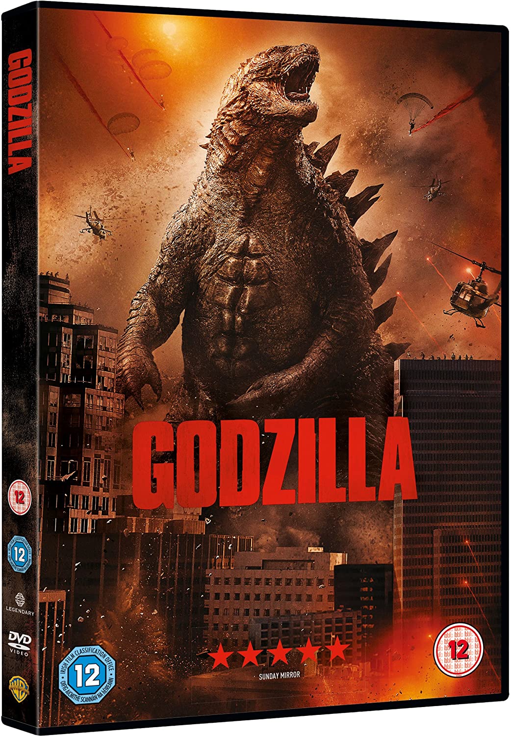 Godzilla (2014) - DVD (Region 2) (‎MSE1272216)