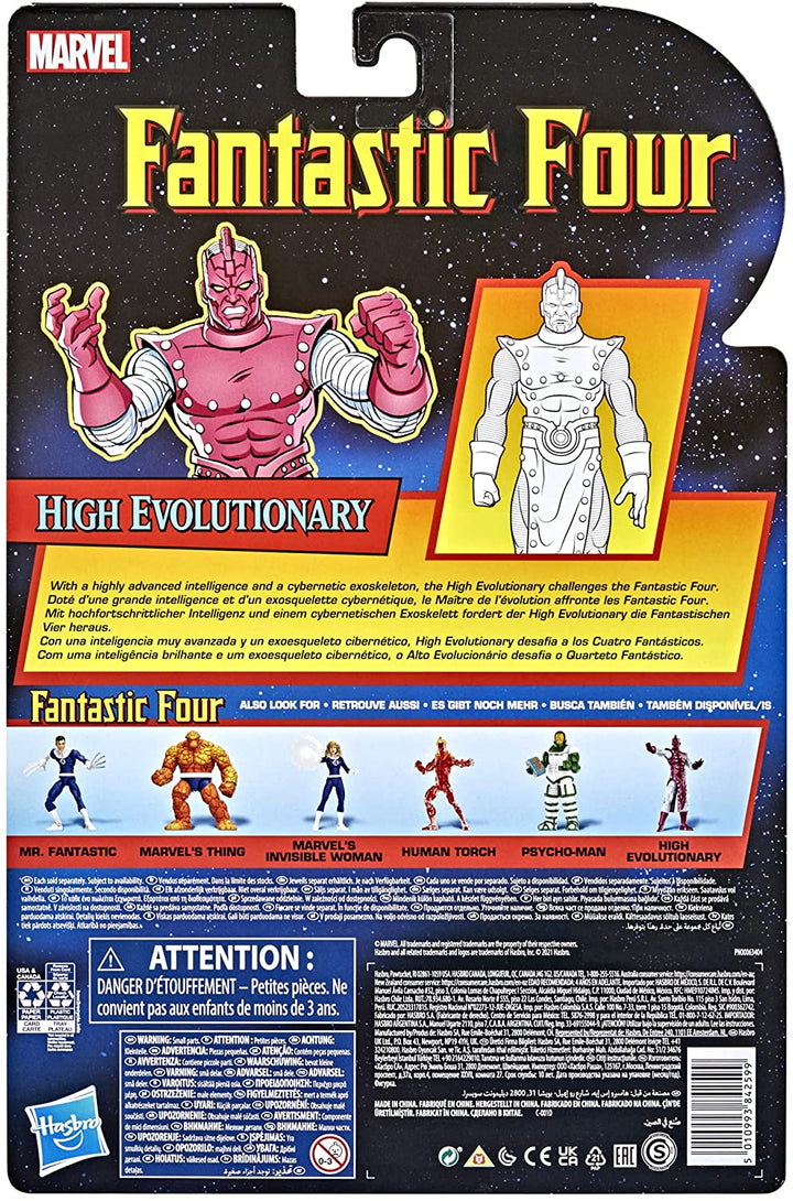 Hasbro Marvel Legends Series Retro Fantastic Four High Evolutionary 6-Zoll Actio