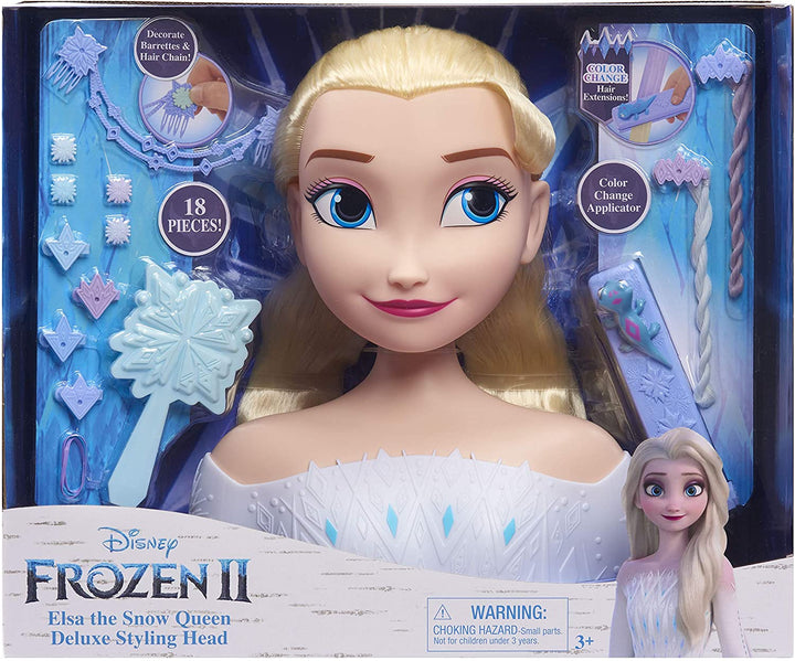 JP Disney Styling FRND6000 La Reine des Neiges 2 Deluxe Tête de Coiffage Elsa