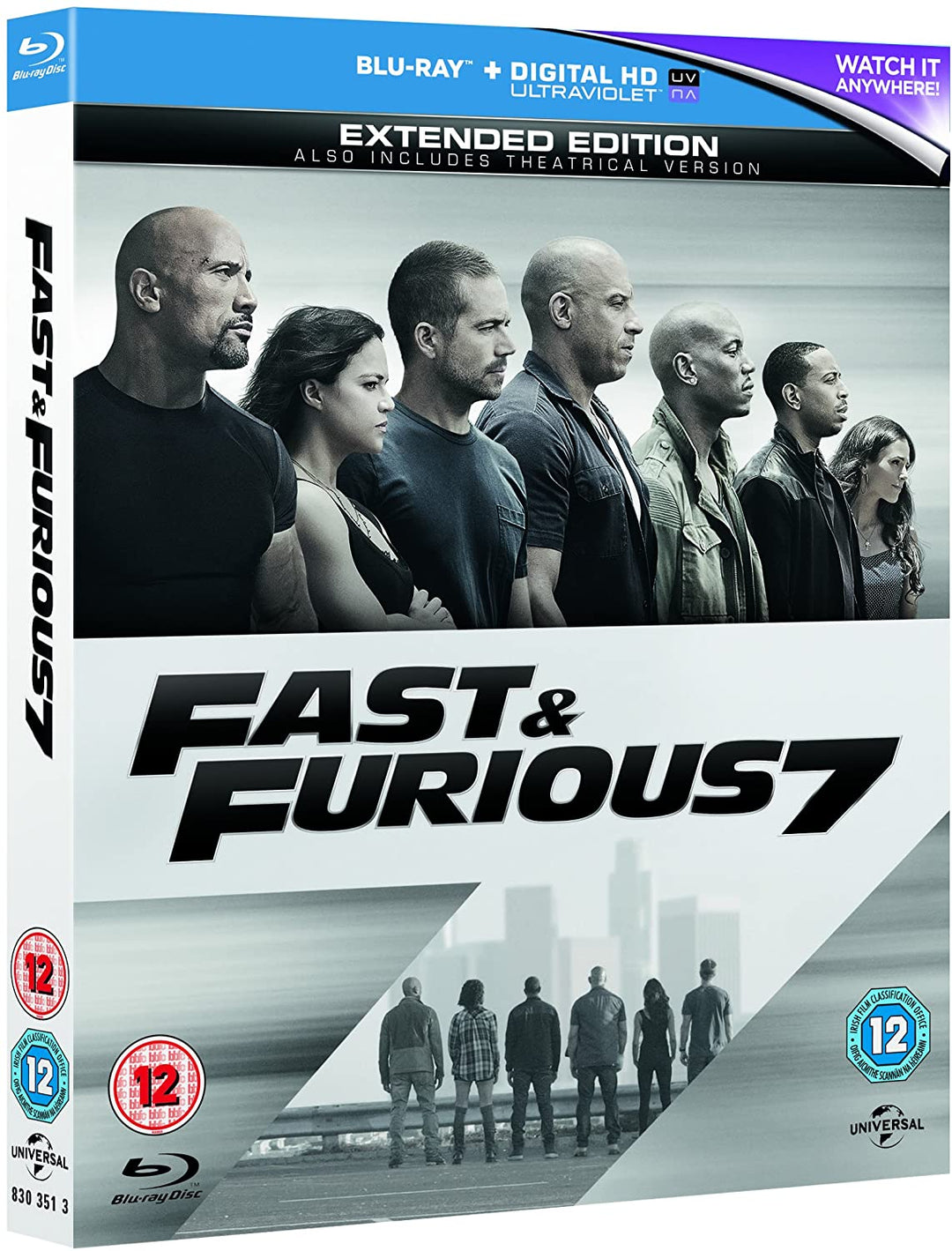 Fast &amp; Furious 7 [Blu-ray] [2017] [Regiovrij]
