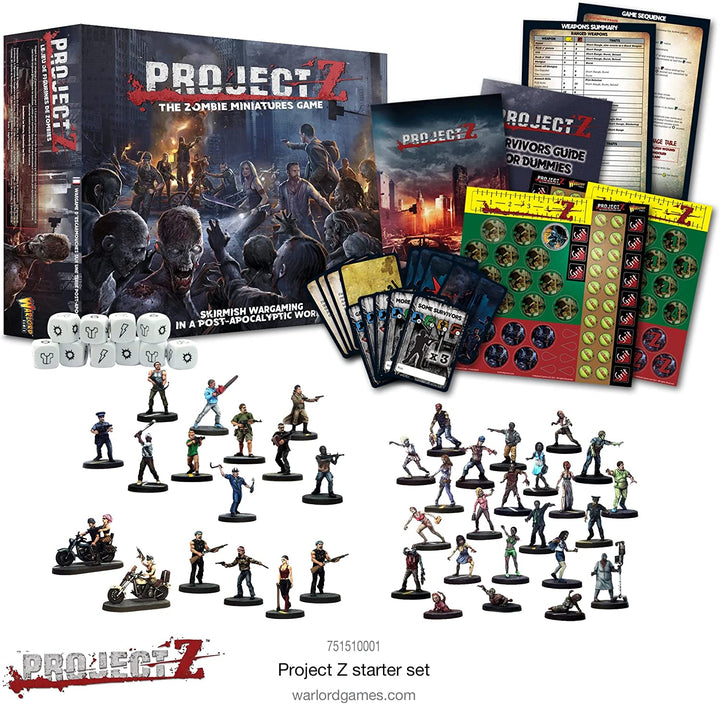 Project Z - The Zombie Miniatures Game. Starter Set Board Game