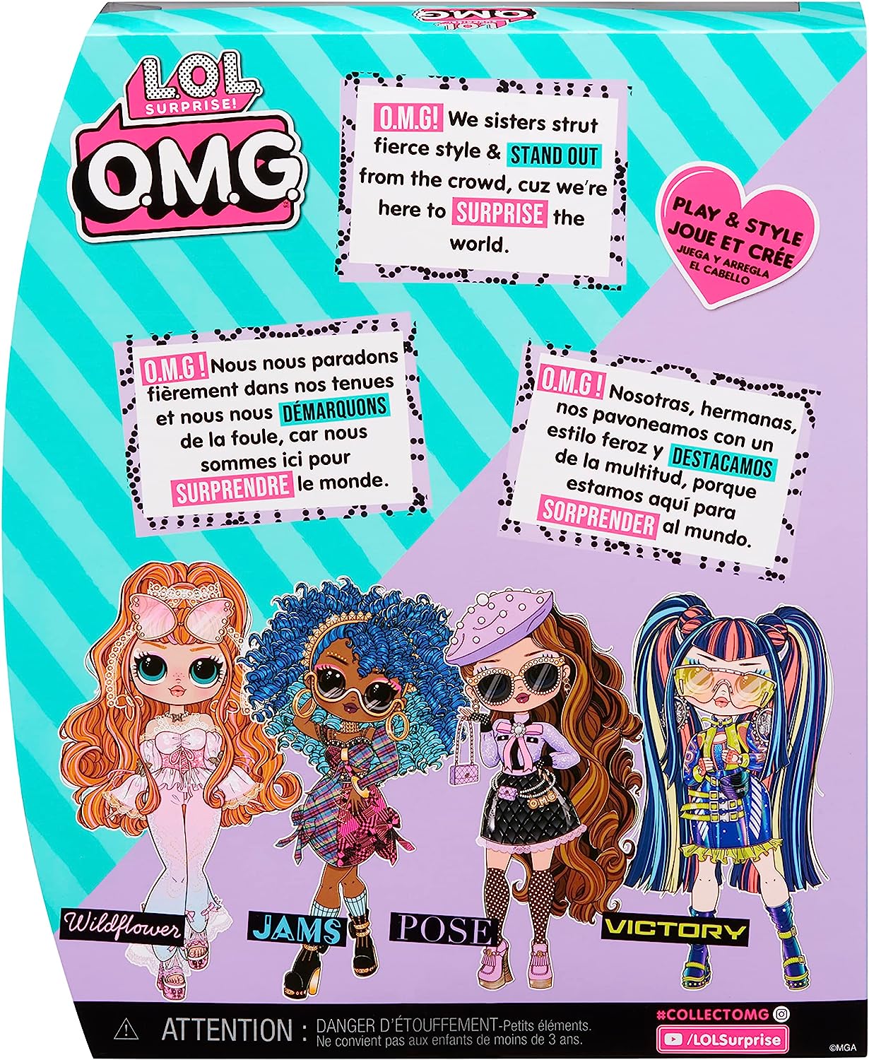 L.O.L. Surprise! O.M.G. Pose Fashion Doll - Articulated Runway-Ready Fashion Play 2