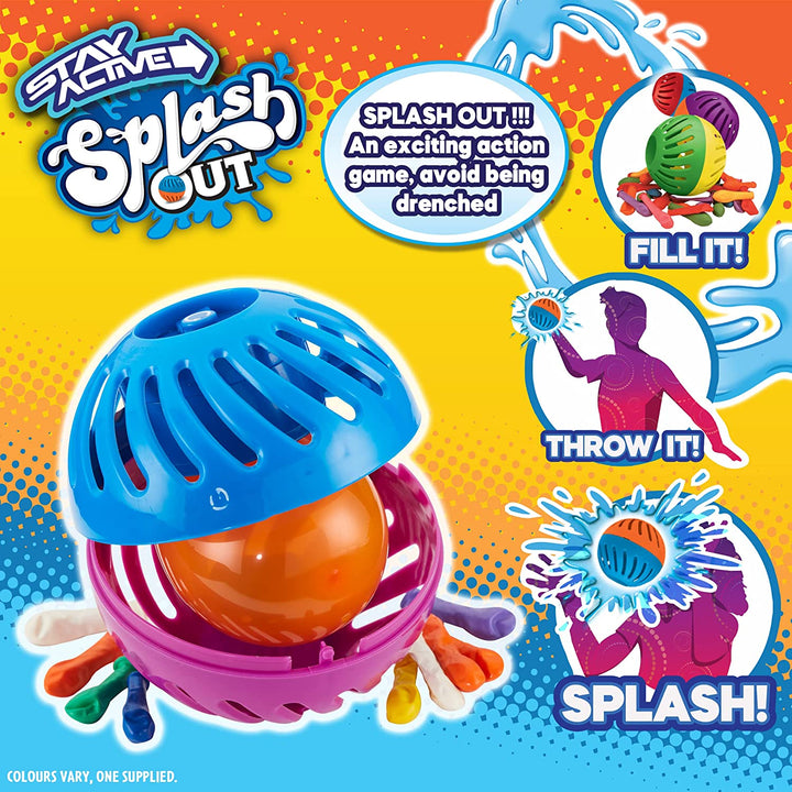 Splash Out: Werfen und Fangen von Wasserballons für drinnen und draußen, Spaß für die ganze Familie