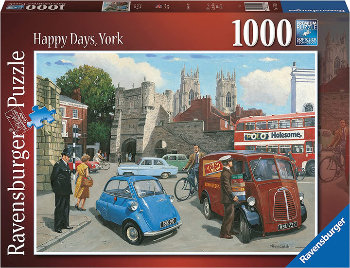 Ravensburger 17352 Happy Days York 1000-teiliges Puzzle für Erwachsene und Kinder
