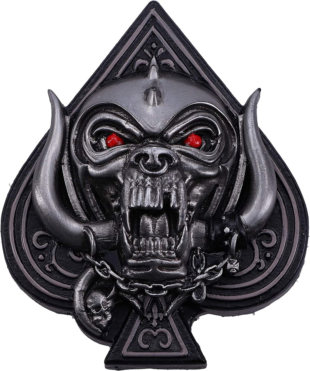 Nemesis Now offiziell lizenzierter Motörhead Ace of Spades Warpig Snaggletooth Kühlschrankmagnet, Silber, 6 cm