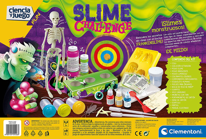 Clementoni 55426 Wissenschaftliches Schleimspielzeug, mehrfarbig