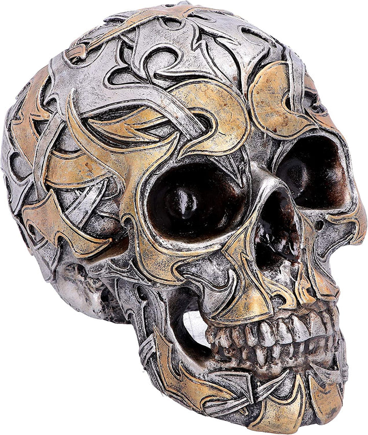 Nemesis Now Tribal Traditions Große Totenkopffigur 19,5 cm, Kunstharz, Silber, One Si