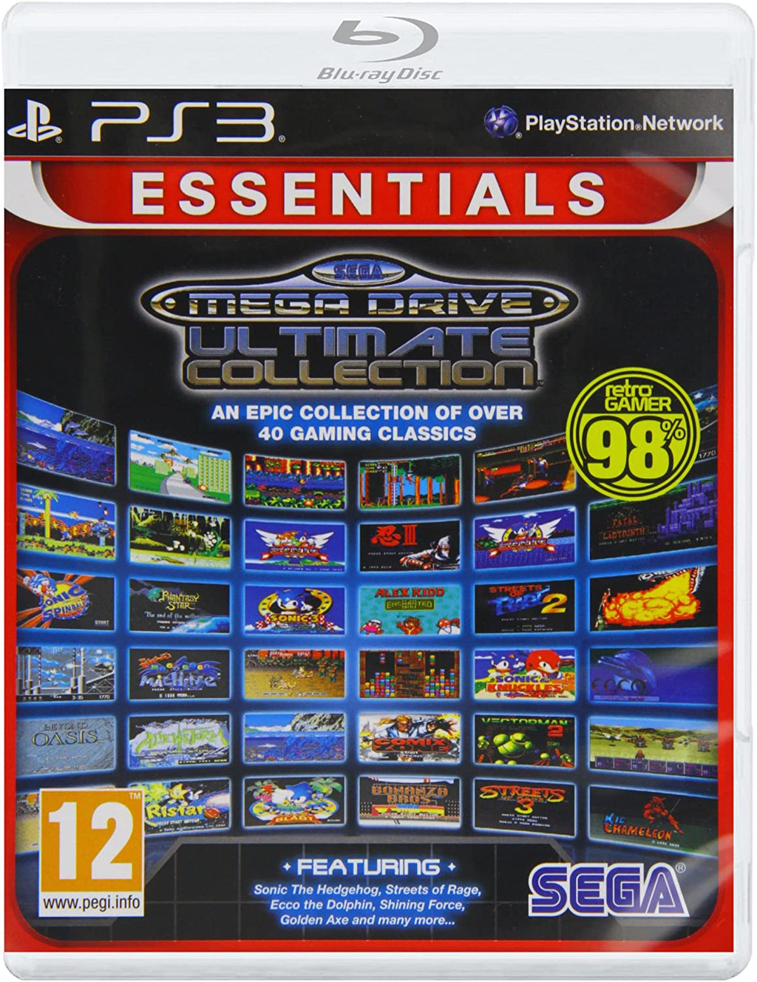 Les essentiels de la collection ultime de Sega Mega Drive (PS3)