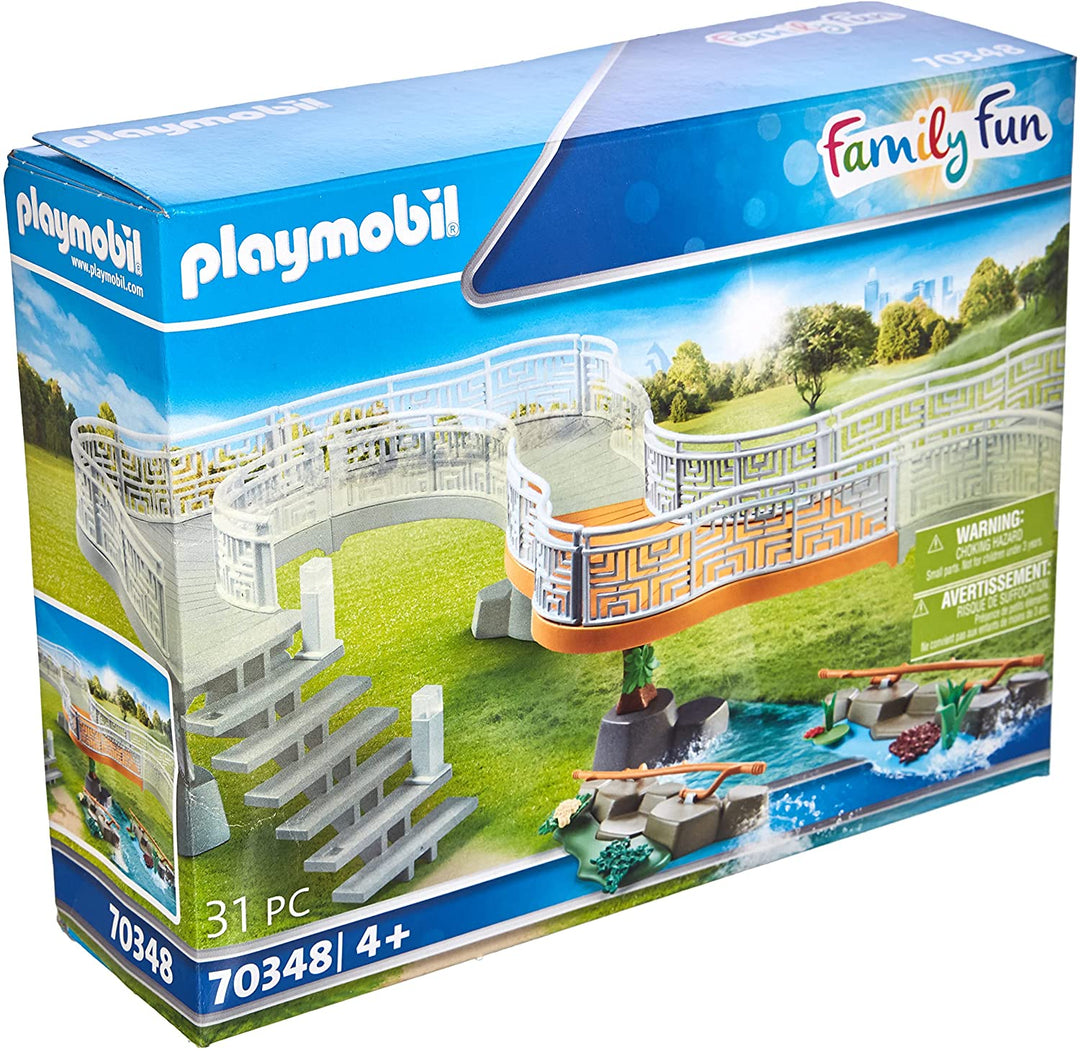 Playmobil 70348 Family Fun Zoo Extensión de plataforma de visualización