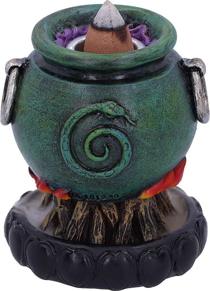Nemesis Now Emerald Cauldron Backflow Incense Burner 7.3cm, Green