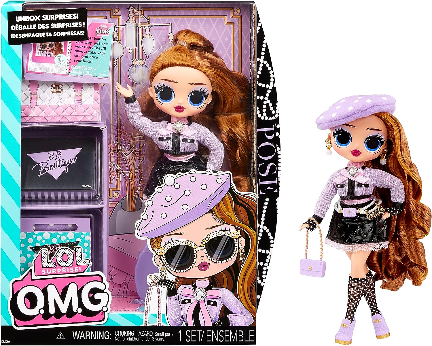 L.O.L. Surprise! O.M.G. Pose Fashion Doll - Articulated Runway-Ready Fashion Play 1