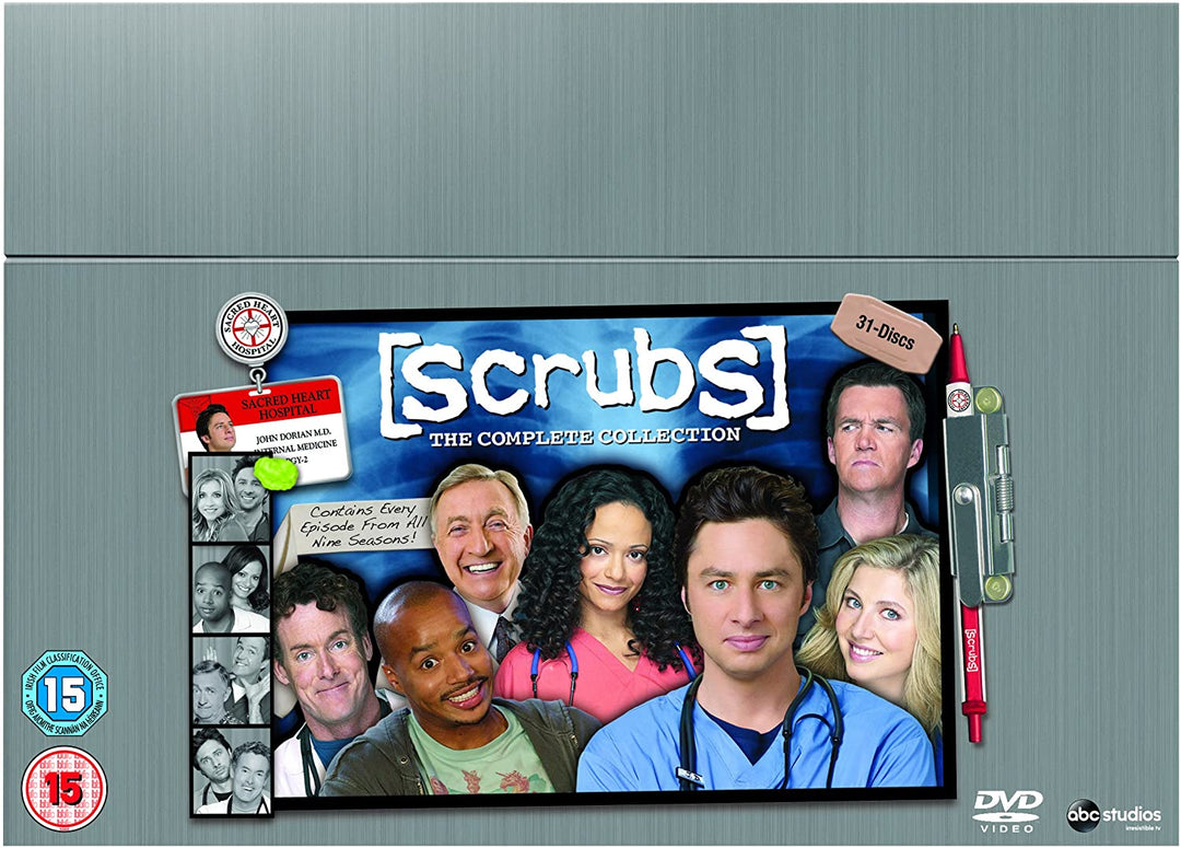 Scrubs – Komplette Sammlung: Staffel 1–9 – Sitcom [DVD]