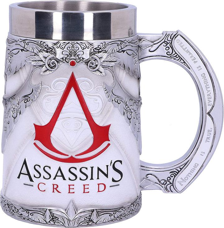 Nemesis Now B5296S0 Offiziell lizenzierter Assassins Creed White Game Krug, Resi