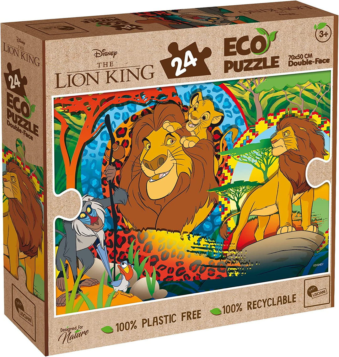 Liscianigiochi 91843 Disney Eco Puzzle Df König der Löwen 24
