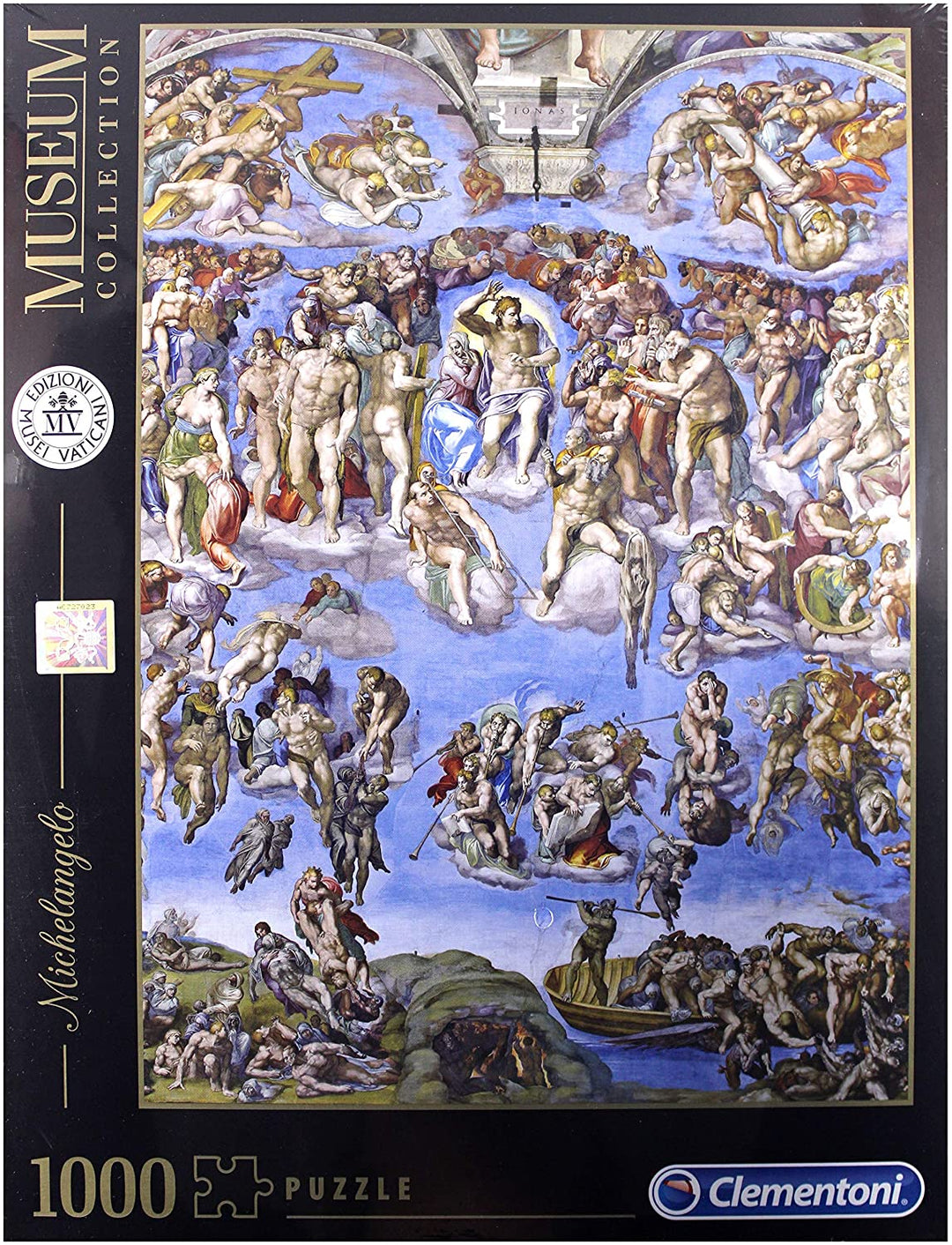 Clementoni - 39497 - Puzzle Vaticano Michelangelo Justicia Universal-1000 Piezas