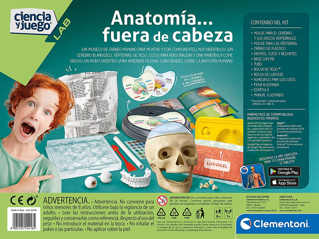 Clementoni Ciencia y Juego Clementoni S.p.A 55416 Science and Experiment Game, M