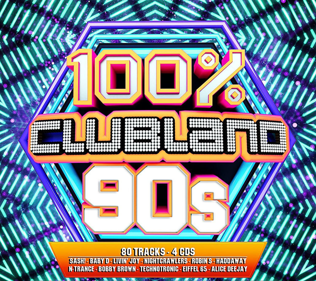 100 % Clubland 90er – [Audio-CD]