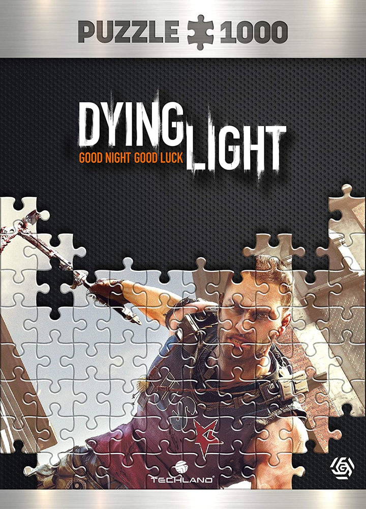 Good Loot Dying Light Kyle Crane – 1000 Teile Puzzle 68 cm x 48 cm | inklusive Poster und Tasche | Spielgrafiken für Erwachsene und Jugendliche