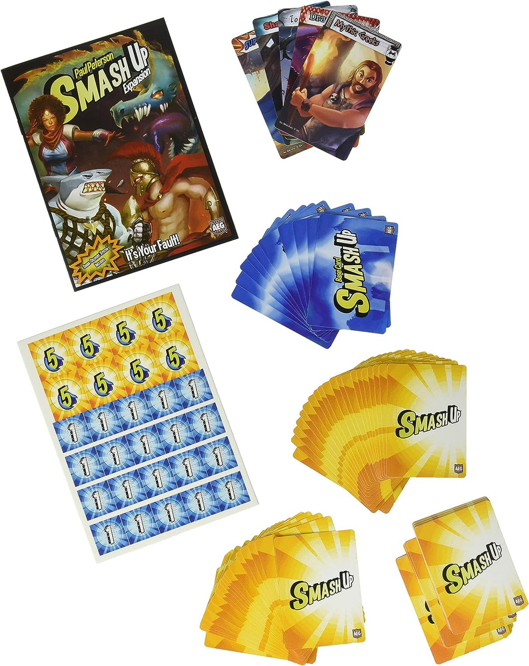 Alderac Entertainment ALD05509 Smash Up It's Your Fault Game, multicoloured