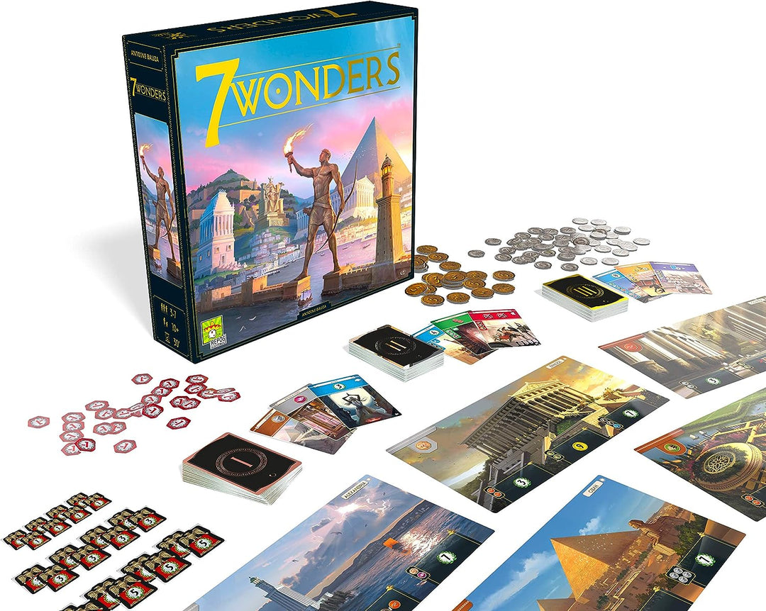 Repos Production UNBOX Now | 7 Wonders 2nd Edition | Board Game | Ages 10+ | 3 t