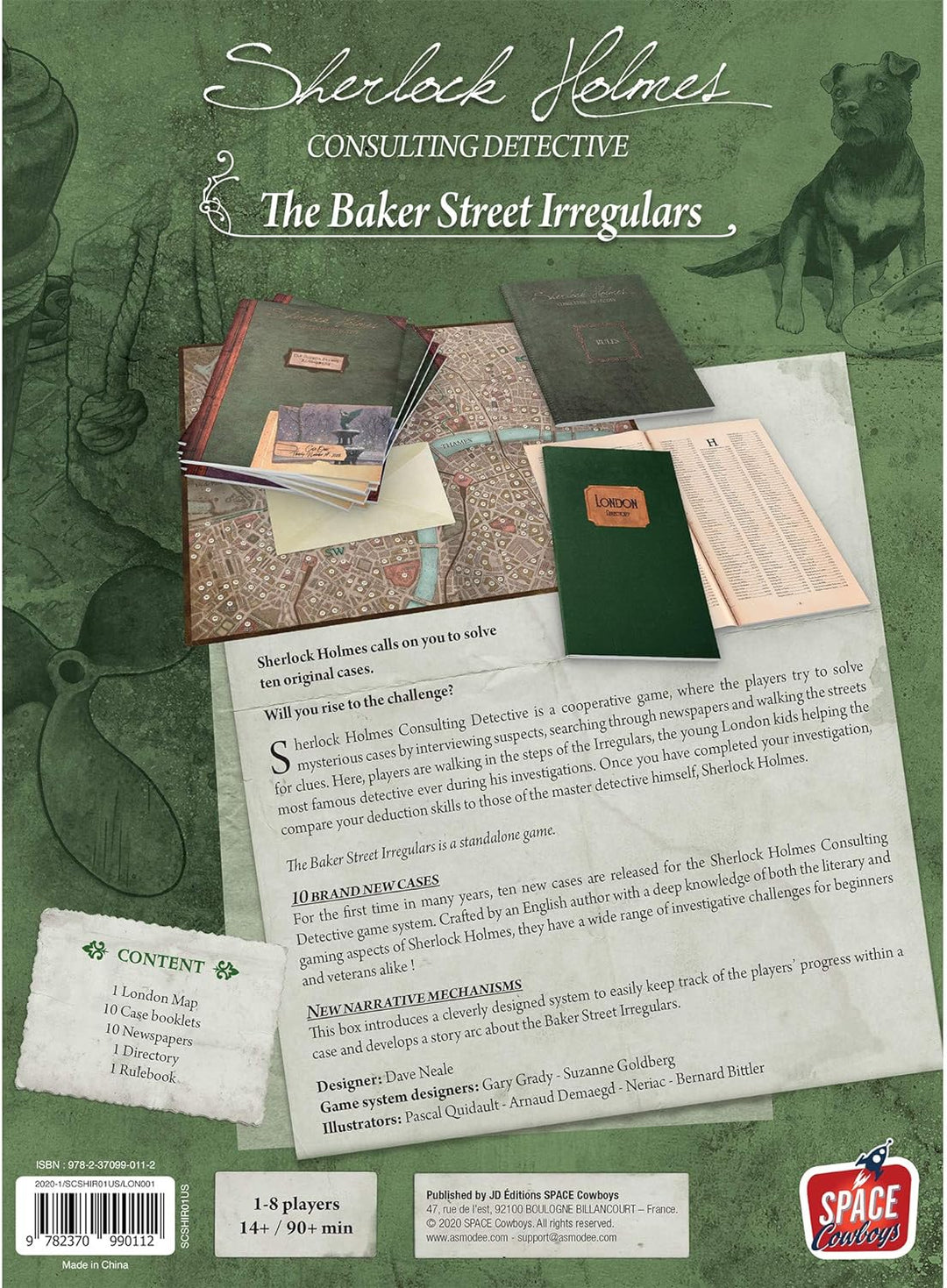 Space Cowboys - Sherlock Holmes Consulting Detective: The Baker Street Irregulars - Board Game