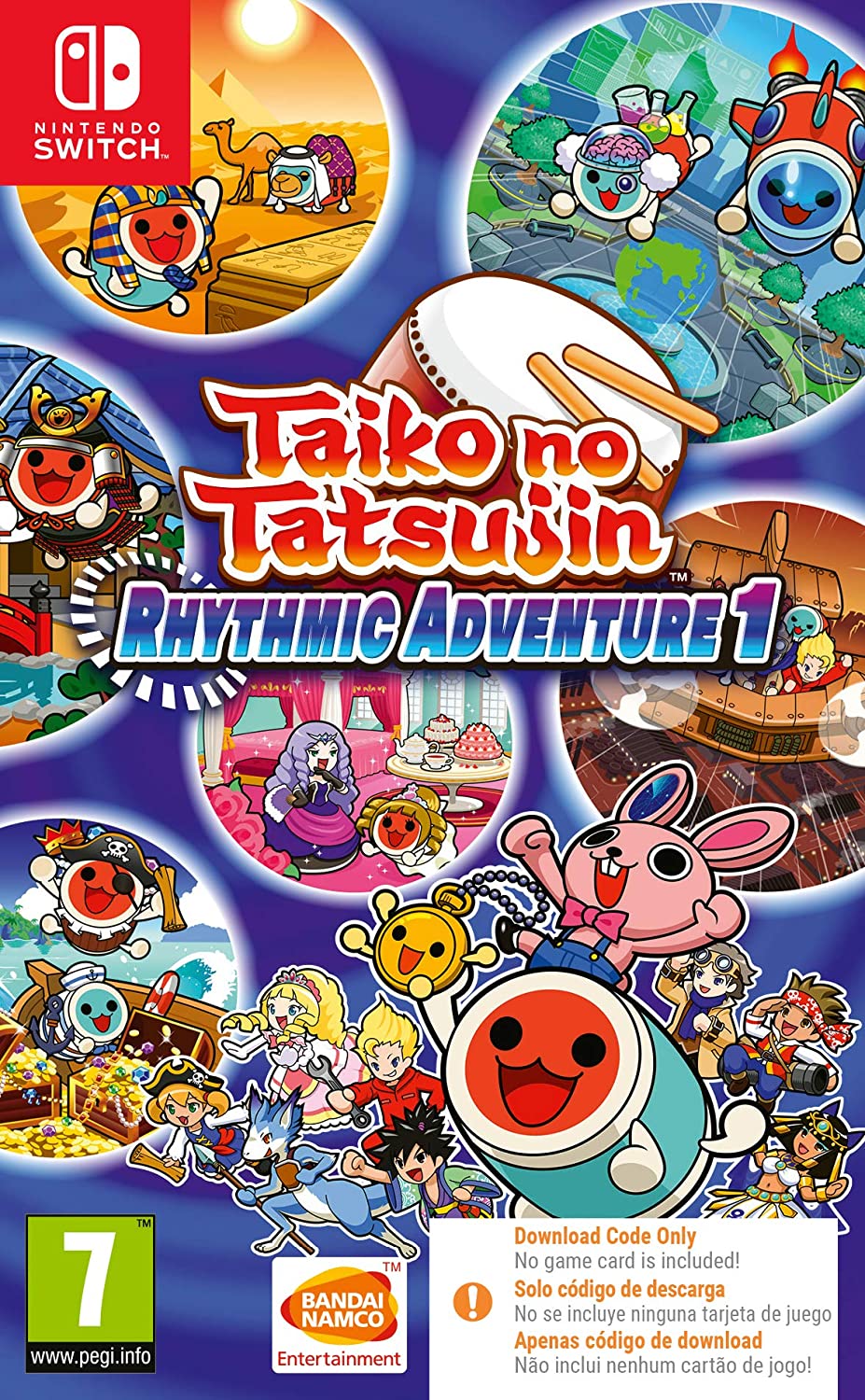 Taiko no Tatsujin ritmisch avontuurpakket 1 (Nintendo Switch)