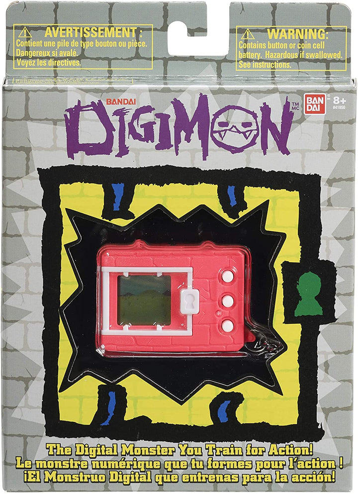 Digimon (Original) Neon Red – Virtuelles Monster-Haustier von Tamagotchi, 41861