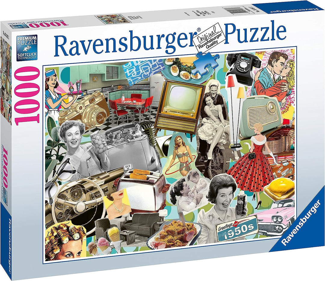 Ravensburger The 50s 1000-teiliges Puzzle für Erwachsene und Kinder ab 12 Jahren –