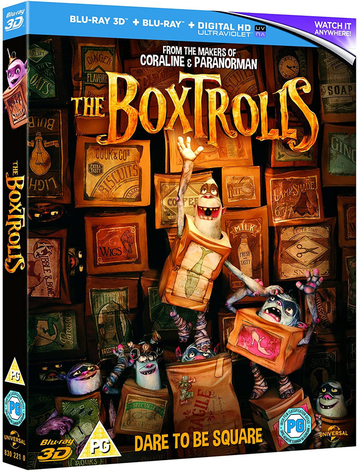 The Boxtrolls (Blu-ray 3D + Blu-ray + UV-kopie)