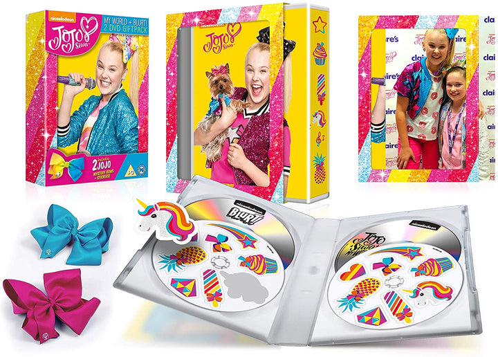 Jojo Siwa DVD Giftset (Includes Blurt/My World and BFF Bows) - TV program [DVD]