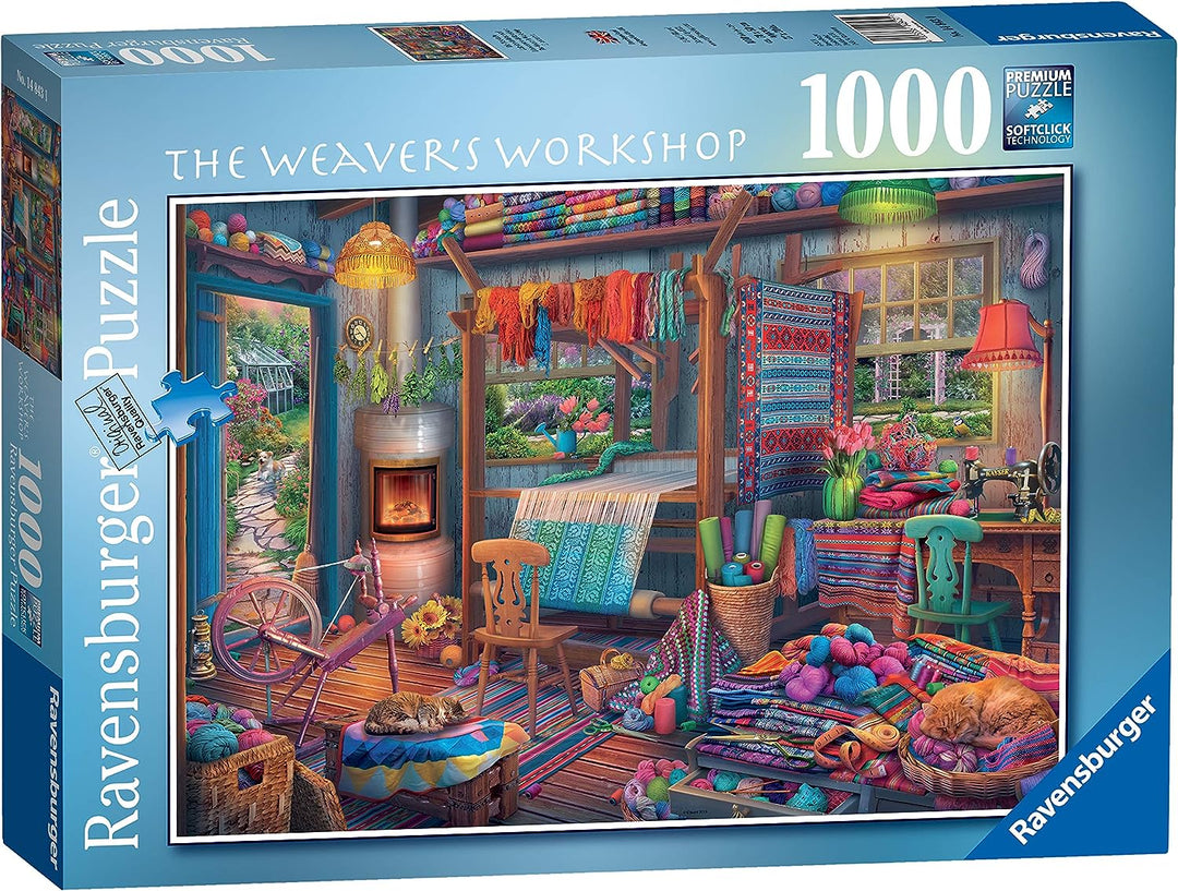 Ravensburger Weaver's Workshop 1000-teiliges Puzzle für Erwachsene und Kinder im Alter