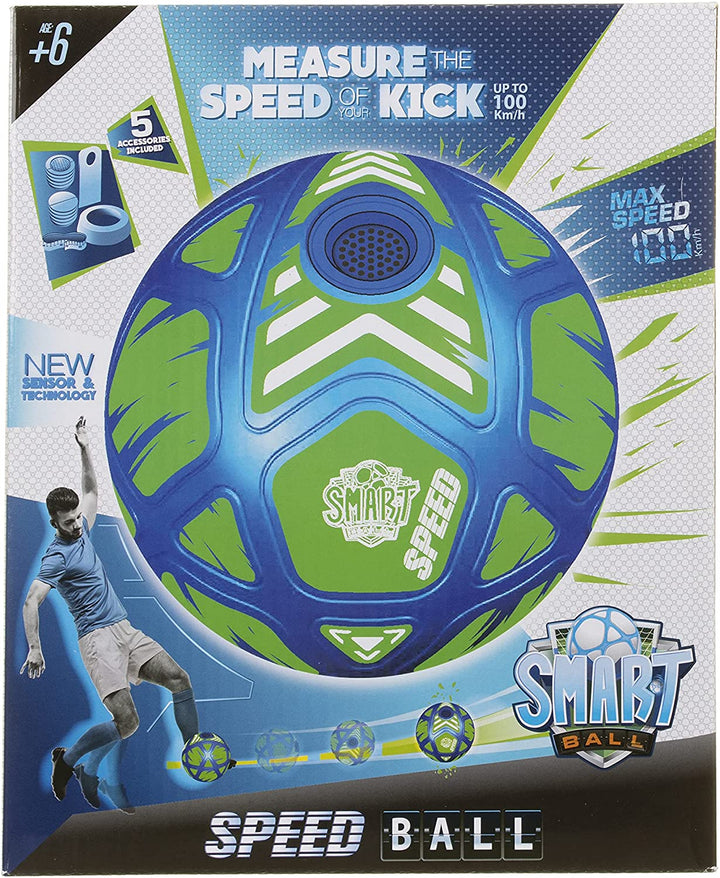 Balón de fútbol de velocidad inteligente, balón de fútbol parlante mide y te indica tu patada