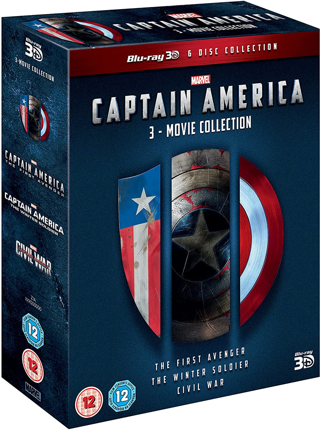 Captain America 3-Filmsammlung – Action [3D]