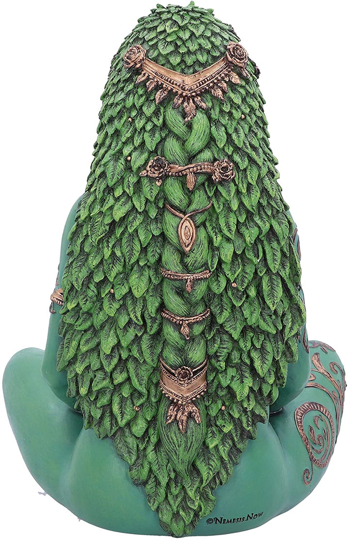 Nemesis Now Large Ethereal Mother Earth Gaia Art Statue Painted Figurine, Green 30cm