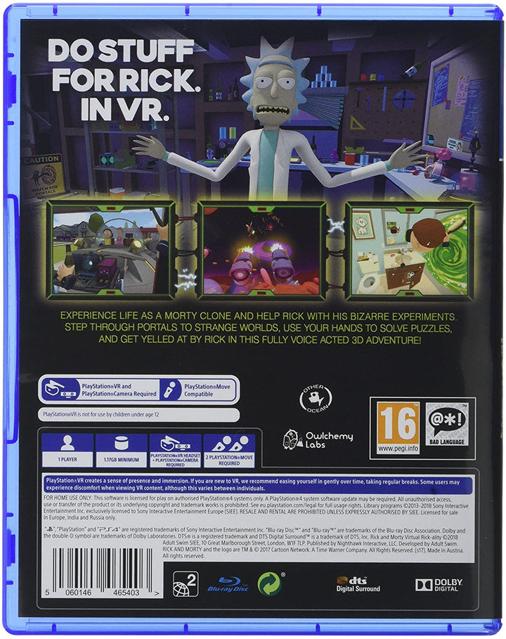 Rick und Morty Virtual Rick-Ality (PS4)