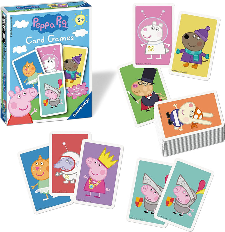 Ravensburger Peppa Pig-Kartenspiel für Kinder ab 3 Jahren – Snap, Happy Families, Swap oder Pairs