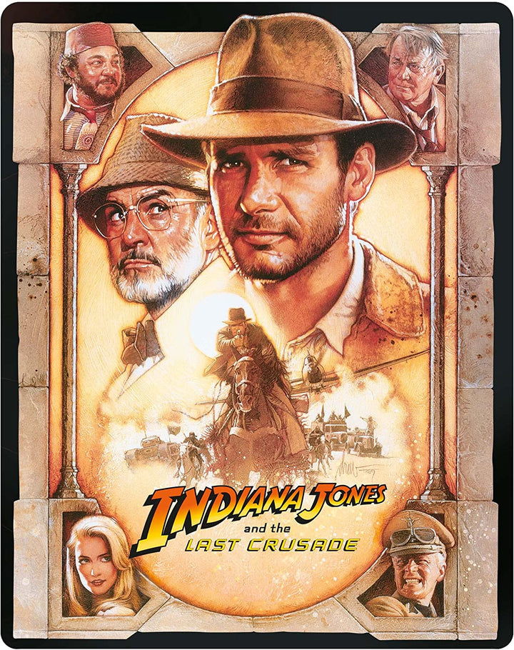 Indiana Jones und der letzte Kreuzzug – 4K Steelbook [Blu-ray] [Region A &amp; B &amp; C]